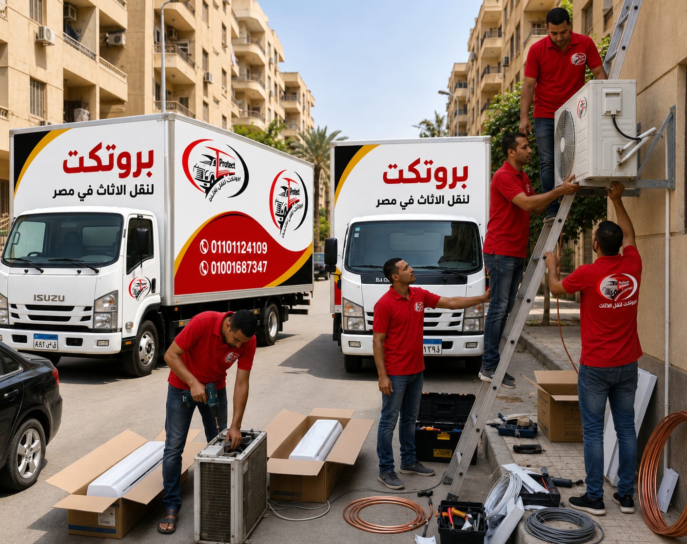 فك وتركيب المكيفات